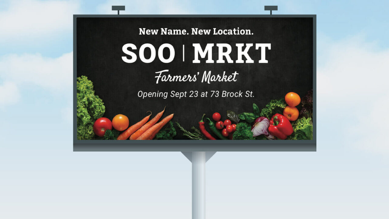 Soo Market billboard
