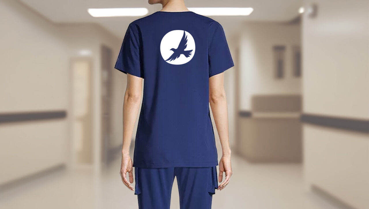 Northway branded scrubs